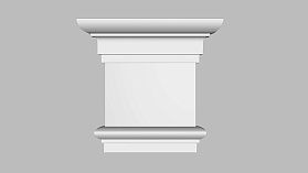 Капитель Decomaster DK 205 195х205х50мм